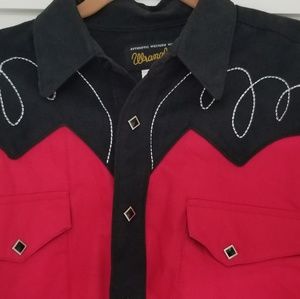 Wranglers Western Diamond button down